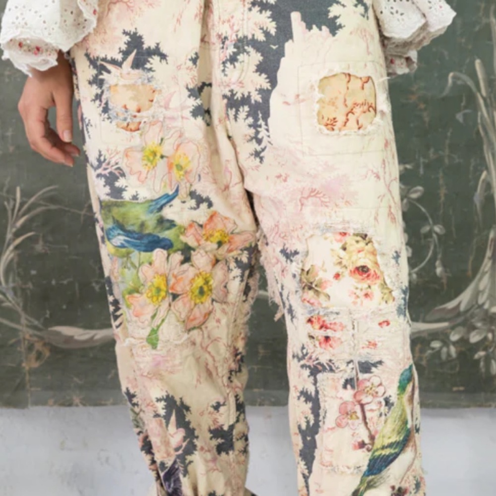 Magnolia Pearl miner bird pants